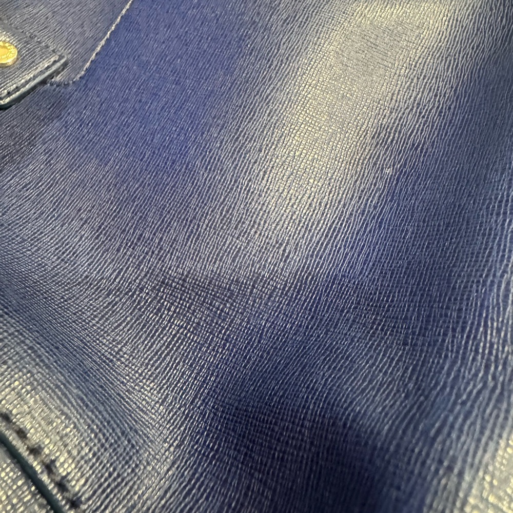 Furla Elegant Navy Blue Handbag - Picture 14 of 16